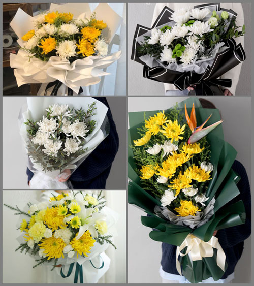 湖北随州市广水市余店镇银珠村白事花束代送